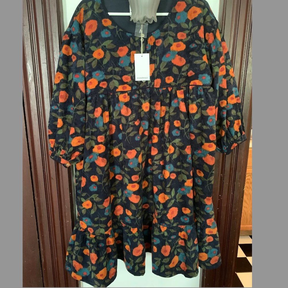 Meadows Artemesia Corduroy Floral Dress